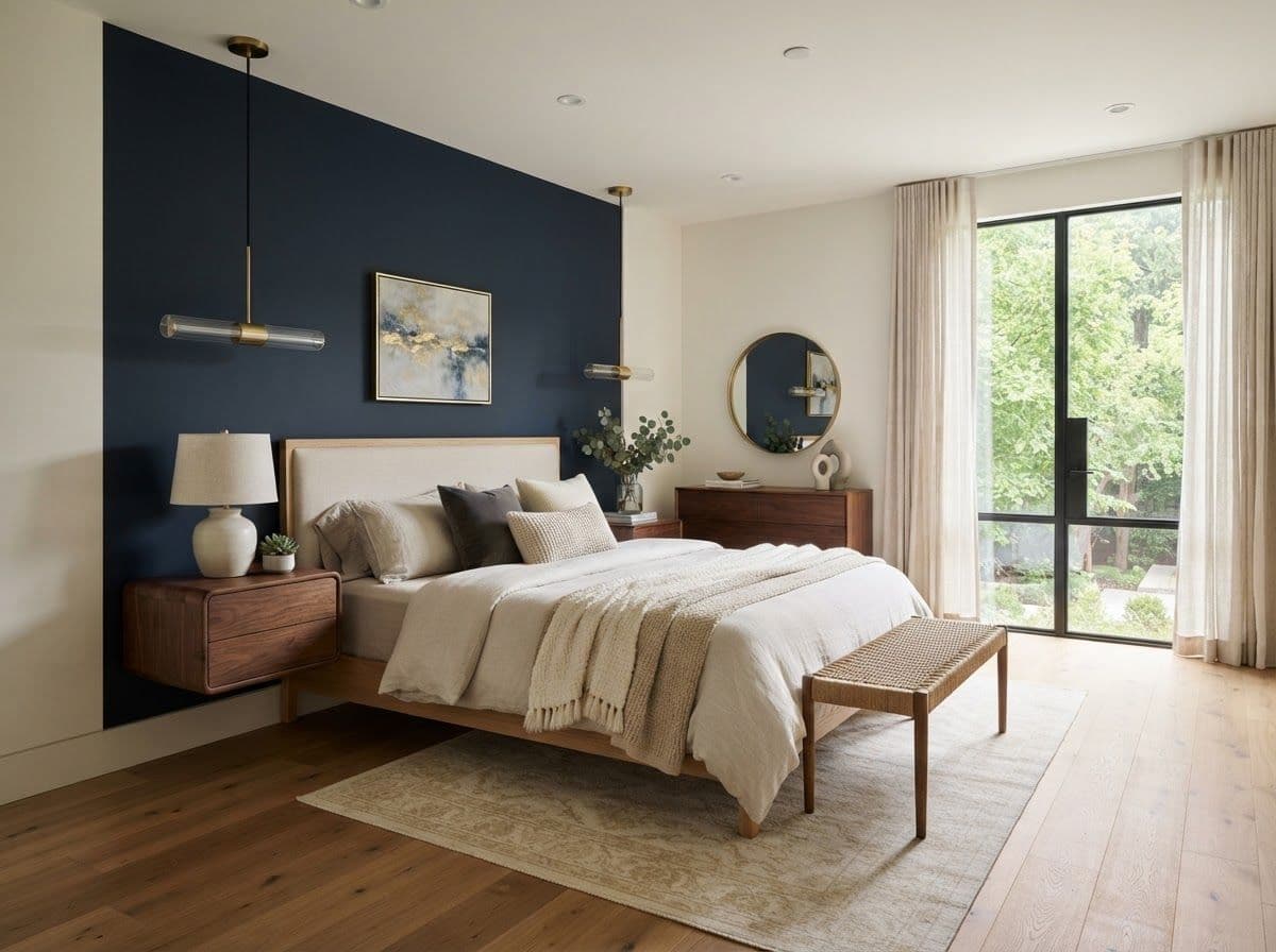 Cozy Upholstered Bedroom